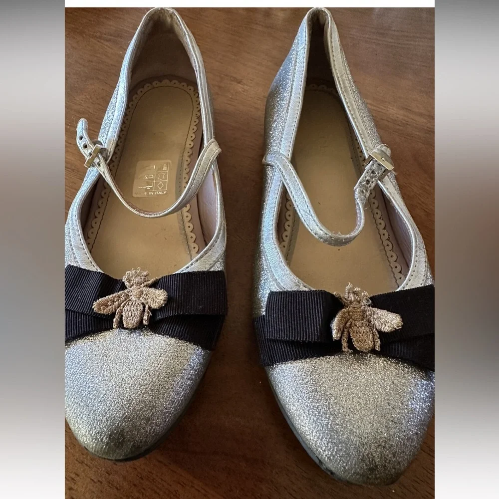 Gucci Bee Mary Jane Flats - Picture 2 of 6